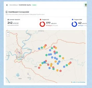 DAPODIK Geospatial Dashboard