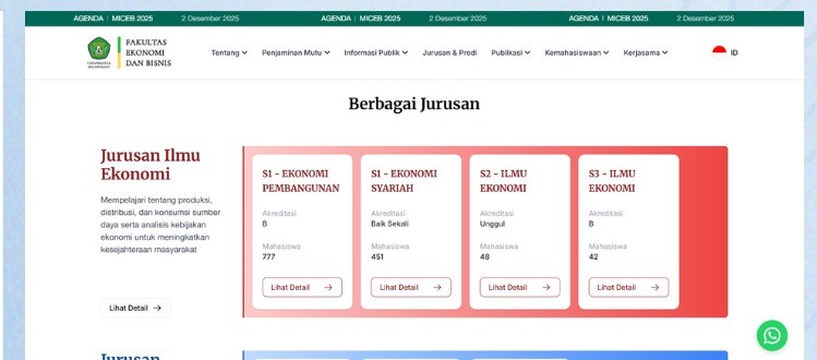 Website & Sistem Informasi Fakultas — Fakultas Ekonomi dan Bisnis Universitas Mulawarman